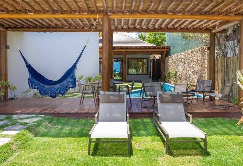 וילה עם חדר שינה אחד ובריכת שחיה, Serrambi Resort