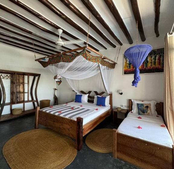 ویلای 2 خوابه با چشمانداز دریا, Bitcoin Beach Hotel Zanzibar