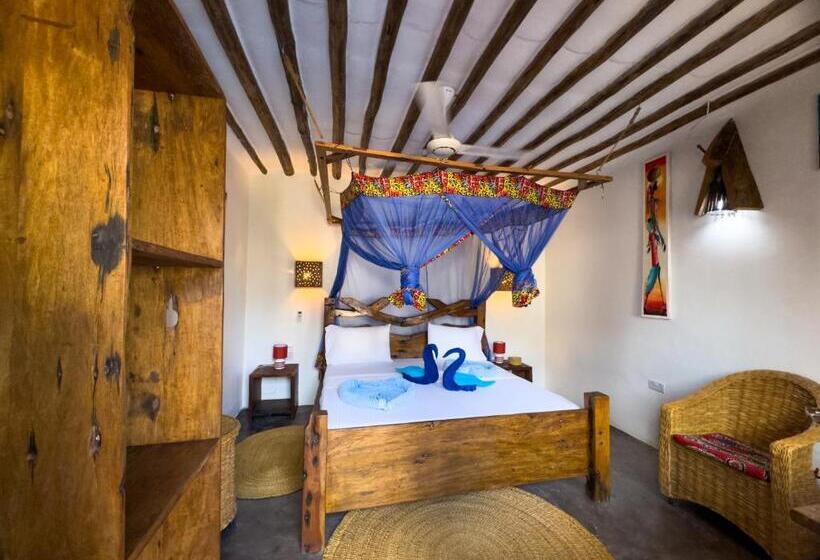 اتاق لوکس با چشمانداز استخر, Bitcoin Beach Hotel Zanzibar
