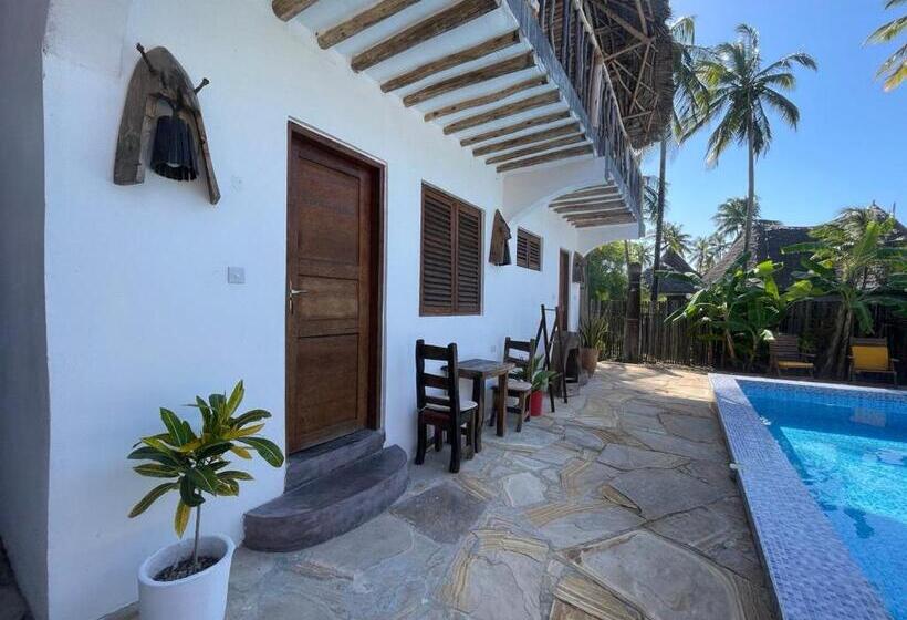 اتاق لوکس با چشمانداز استخر, Bitcoin Beach Hotel Zanzibar