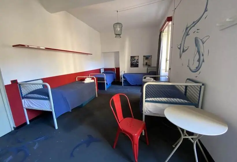 اتاق استاندارد سه نفره, Ostello Bello Genova