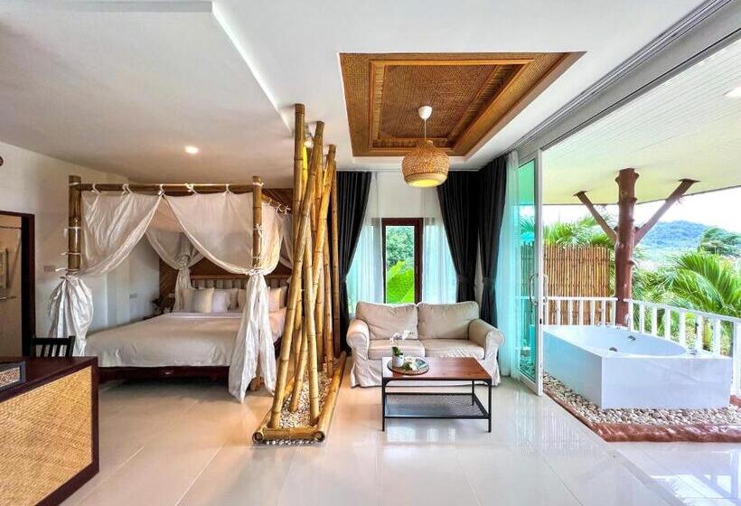 빌라 침실 1개, Baan Phuvara Retreat   Romantic Jacuzzi Mountain View Villas
