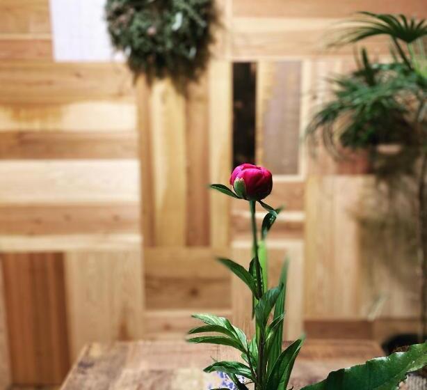 اتاق استاندارد با چشمانداز باغ, 六根ゲストハウス Rokkon Guest House