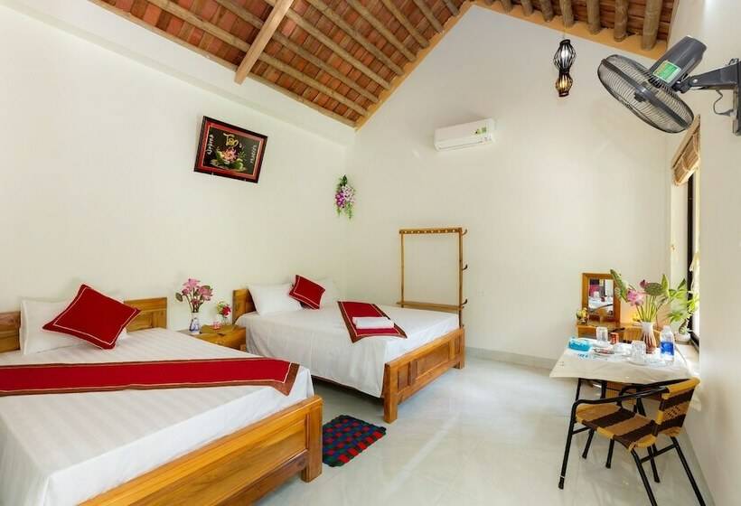 اتاق خانوادگی با چشمانداز باغ, Tam Coc Lotus Flower Homestay