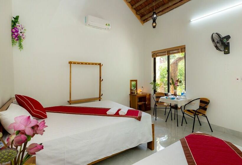 اتاق خانوادگی با چشمانداز باغ, Tam Coc Lotus Flower Homestay