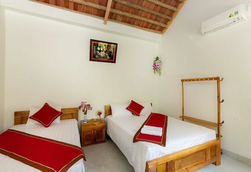 اتاق خانوادگی با چشمانداز باغ, Tam Coc Lotus Flower Homestay