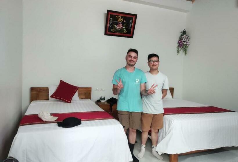 اتاق خانوادگی با چشمانداز باغ, Tam Coc Lotus Flower Homestay