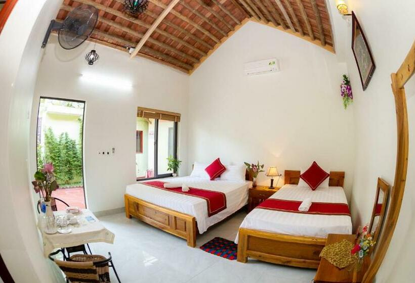 اتاق خانوادگی با چشمانداز باغ, Tam Coc Lotus Flower Homestay