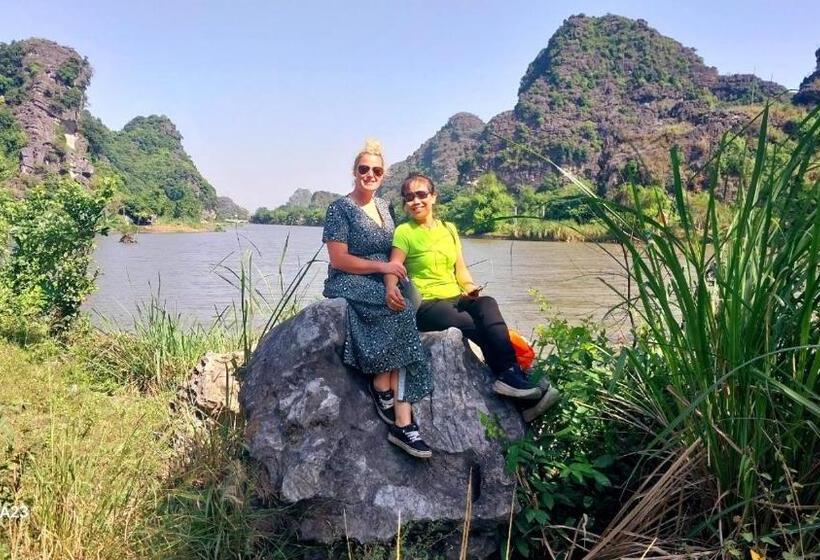 اتاق خانوادگی با چشمانداز باغ, Tam Coc Lotus Flower Homestay