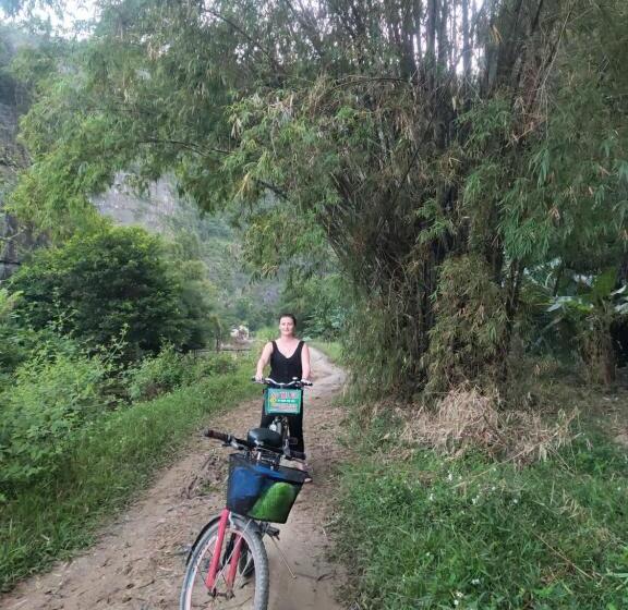 اتاق خانوادگی با چشمانداز باغ, Tam Coc Lotus Flower Homestay