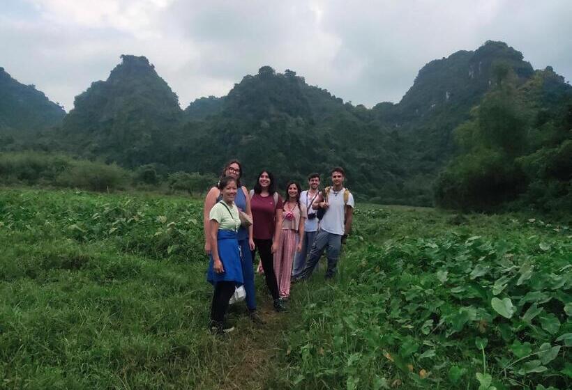 اتاق استاندارد با چشمانداز باغ, Tam Coc Lotus Flower Homestay