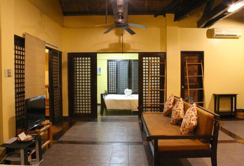 家庭间侧面带海景, Nabulao Beach And Dive Resort