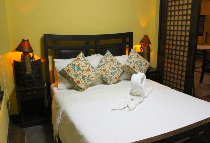 家庭间侧面带海景, Nabulao Beach And Dive Resort