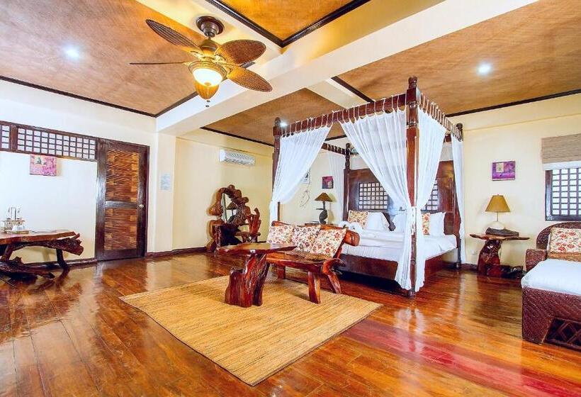 带大床的套房, Nabulao Beach And Dive Resort