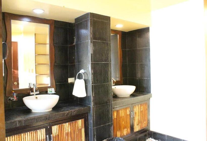 带大床的套房, Nabulao Beach And Dive Resort