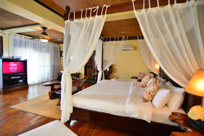 带大床的套房, Nabulao Beach And Dive Resort