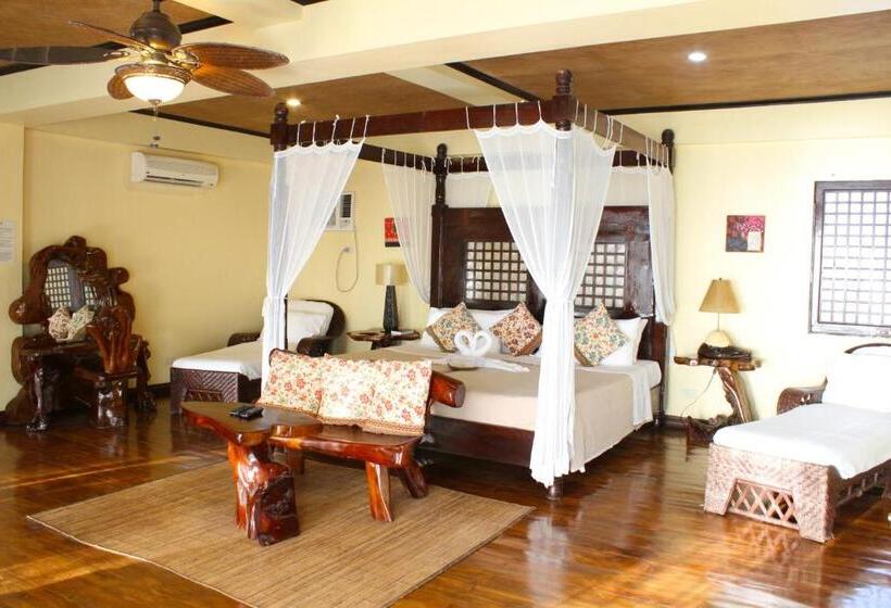 带大床的套房, Nabulao Beach And Dive Resort