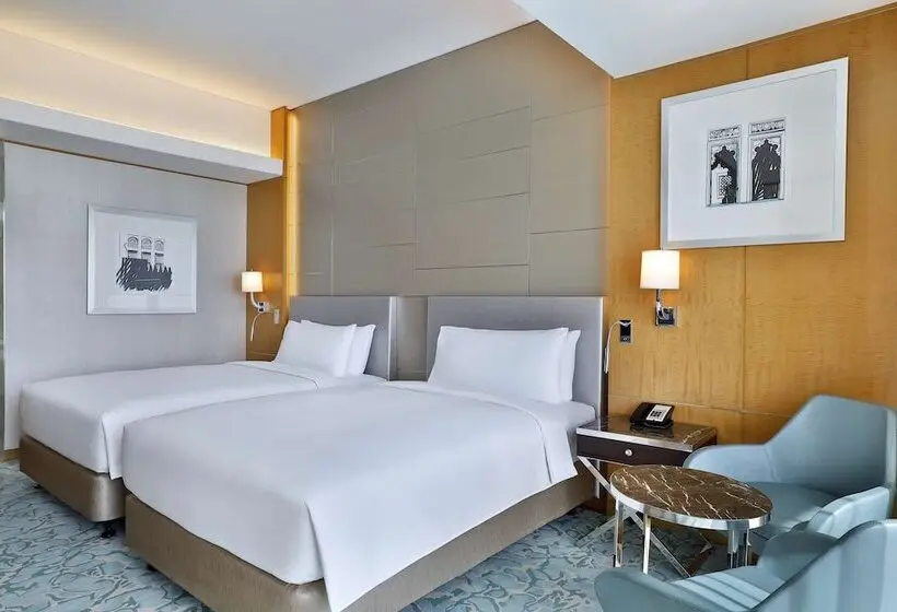 اتاق استاندارد با 2 تخت دوبل, Hilton Dubai Palm Jumeirah