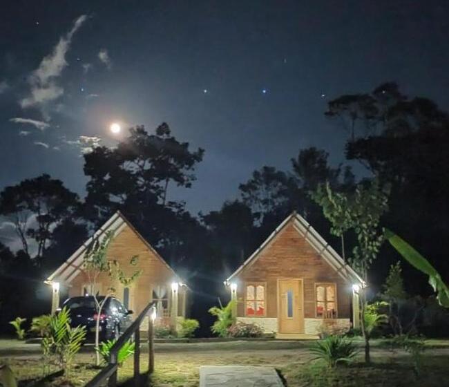 带2个双人床的标准工作室, Cabañas Camino Real