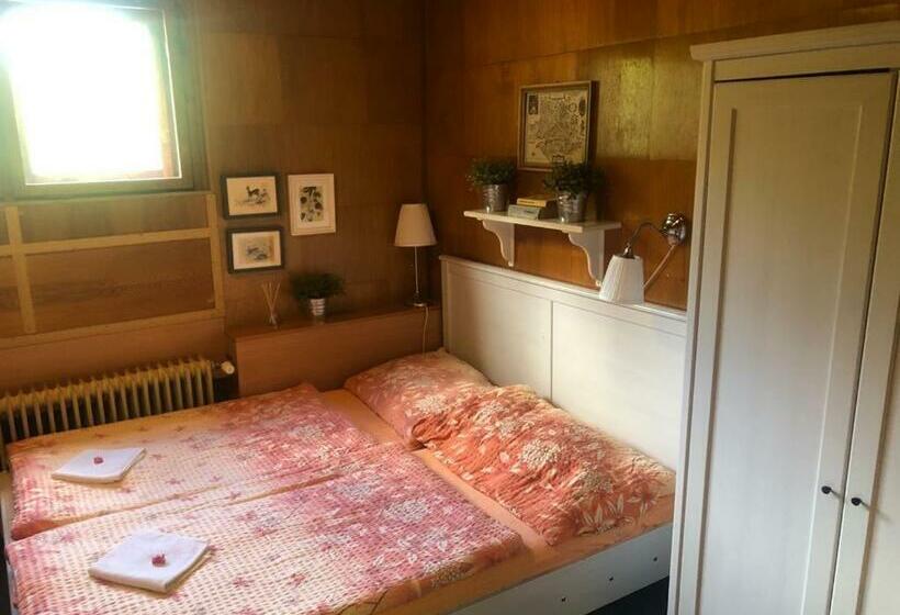 バスルーム共同エコノミー4人部屋, Turistická Chata Pláně