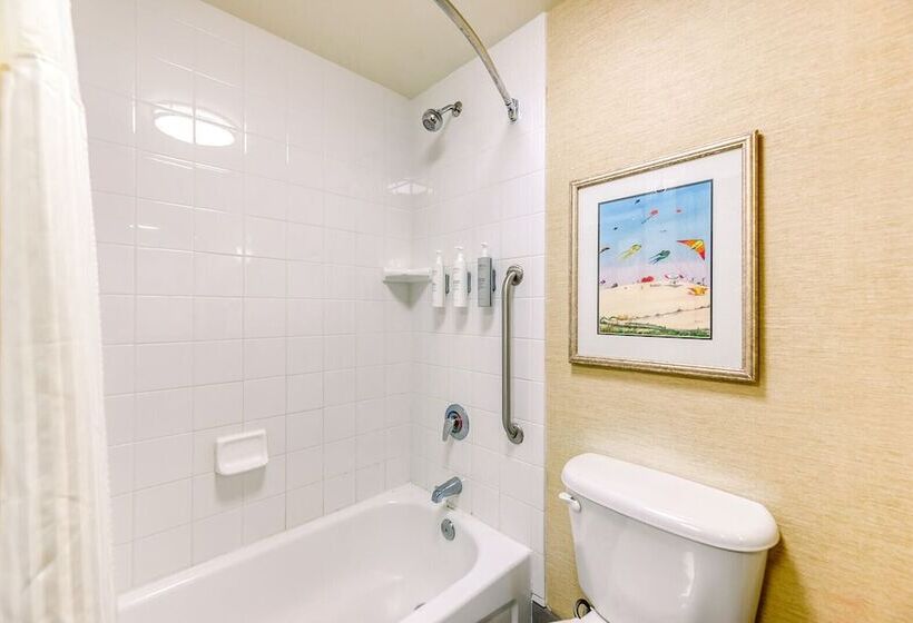 带2个双人床的标准工作室, Hilton Garden Inn Outer Banks/kitty Hawk