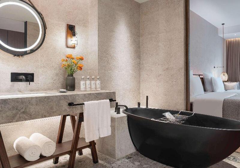 غرفة ديلوكس مزودة بشرفة, Dongfengyun Hotel Mi Le Mgallery