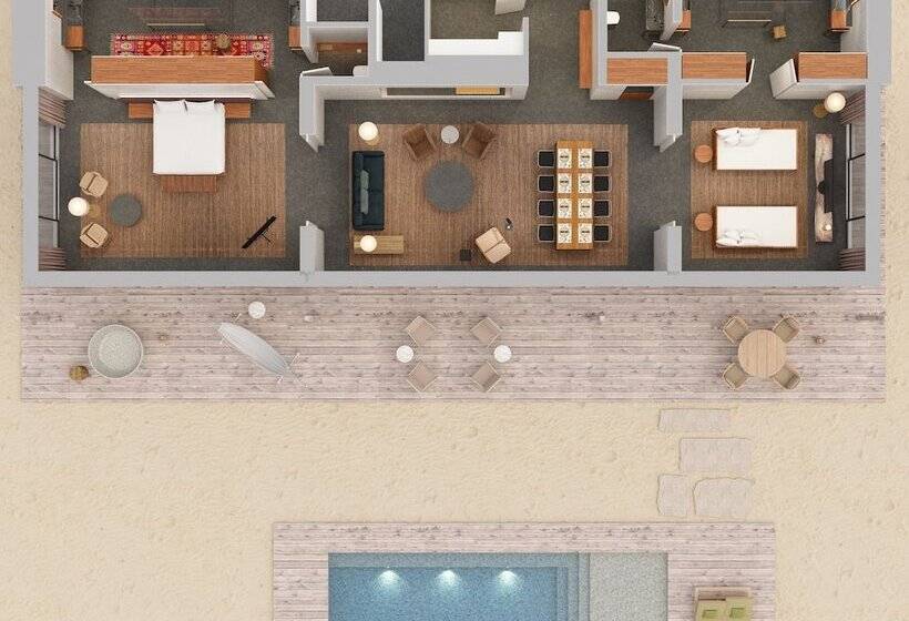 ویلای 2 خوابه, Patina Maldives, Fari Islands