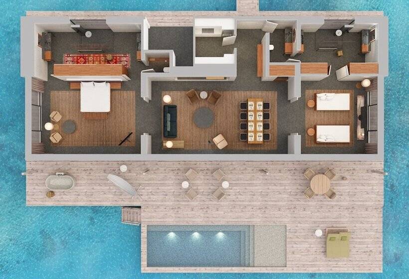 ویلای 2 خوابه, Patina Maldives, Fari Islands