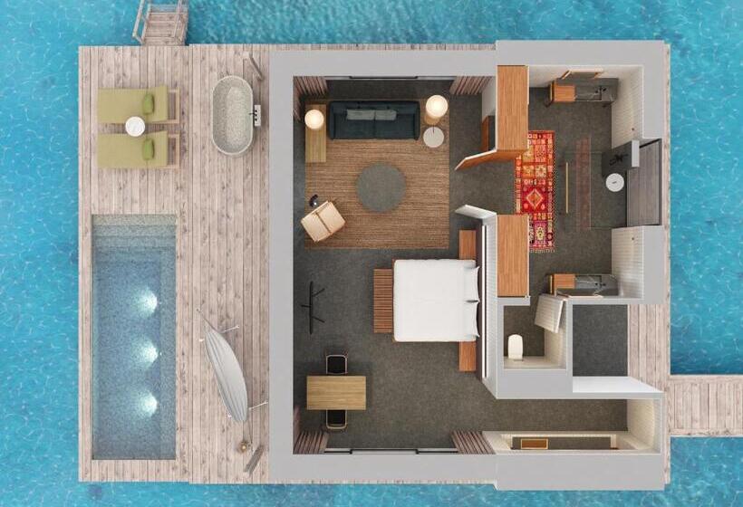 ویلای یک اتاق خوابه با استخر شنا, Patina Maldives, Fari Islands