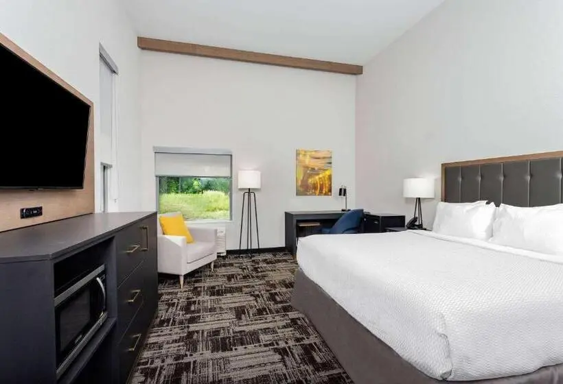 Deluxe-huone King-vuode, Laquinta Suites By Wyndham South Bend Notre Dame Area