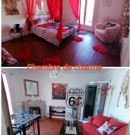 バルコニー付きスタンダードルーム, Chambres D Hôtes Le Labyrinthe Du Peintre