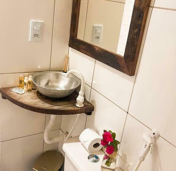 חדר סטנדרט לשלושה עם מרפסת, Pousada Sand Farm