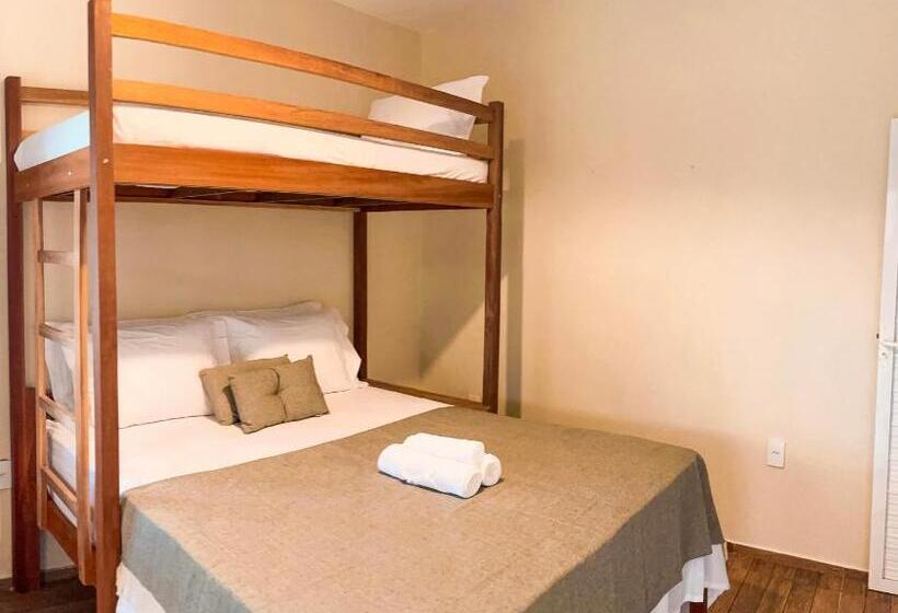 חדר סטנדרט לשלושה עם מרפסת, Pousada Sand Farm