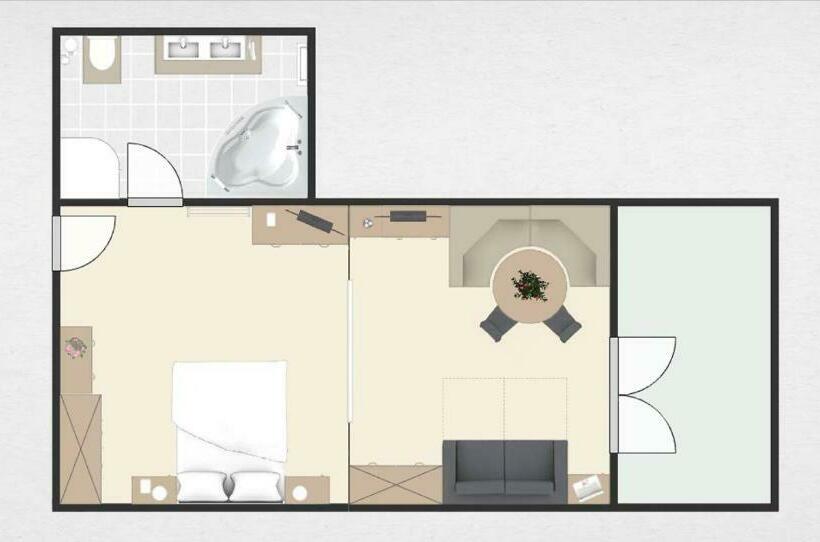 Номер Deluxe с Балконом, Saltauserhof