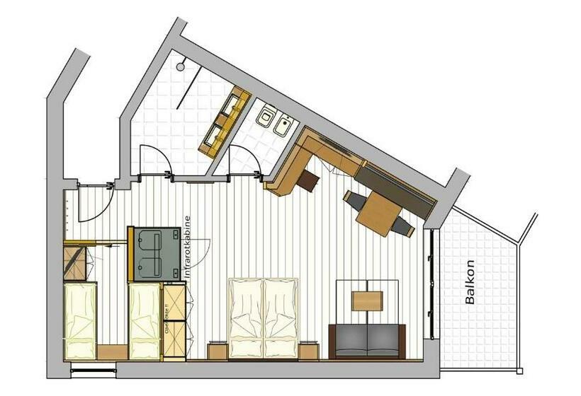 Люкс Вид на Бассейн, Saltauserhof