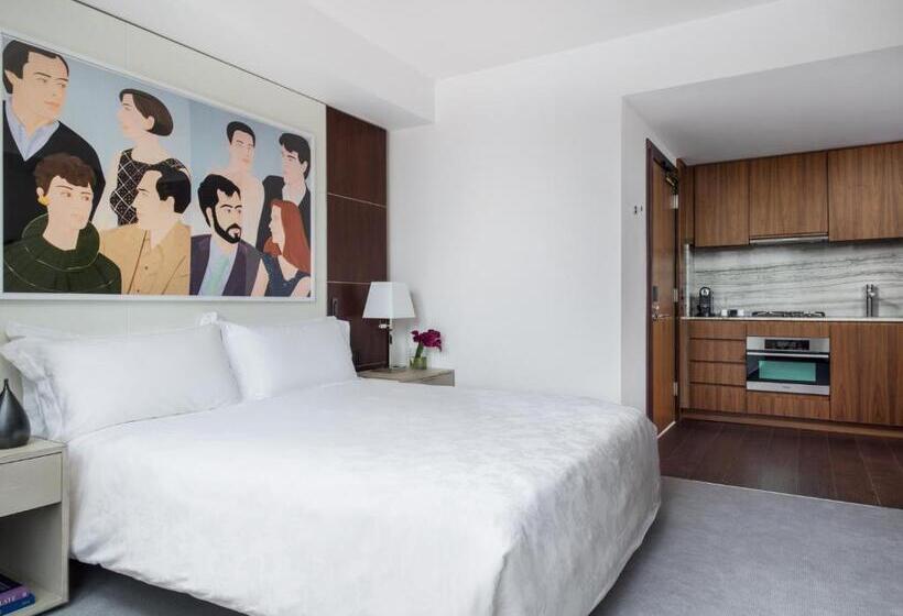اتاق دلوکس با تخت کینگ و چشم‌انداز شهر, The Langham New York Fifth Avenue