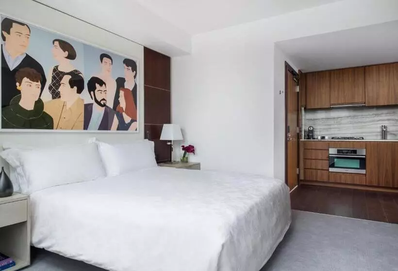اتاق دلوکس با تخت کینگ و چشم‌انداز شهر, The Langham New York Fifth Avenue