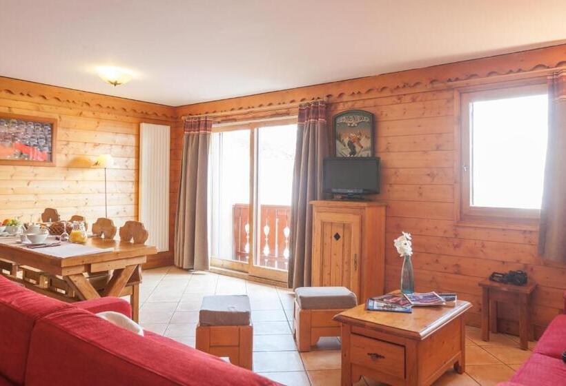 ４ベッドルームアパートメント, Residence Pierre & Vacances Premium Les Alpages De Reberty