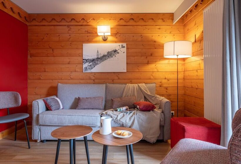 带2个卧室的公寓, Residence Pierre & Vacances Premium Les Alpages De Reberty