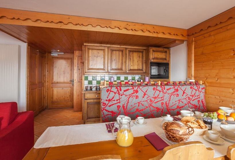 ４ベッドルームアパートメント, Residence Pierre & Vacances Premium Les Alpages De Reberty