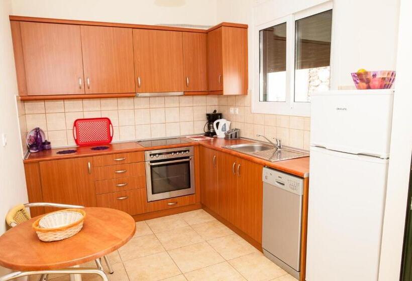 شقة غرفتين مطلة على البحر, Barbati Beach Apartments