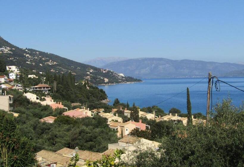 شقة غرفتين مطلة على البحر, Barbati Beach Apartments