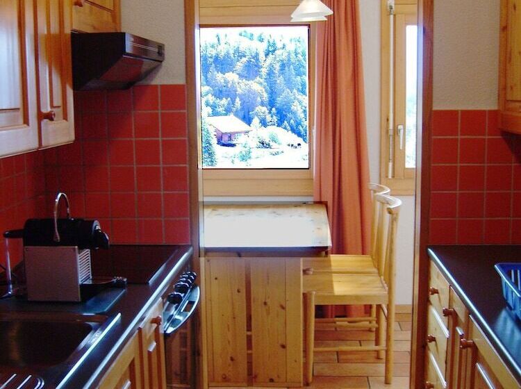 １ベッドルームファミリーアパートメント, Castel Club Leysin Parc Resort