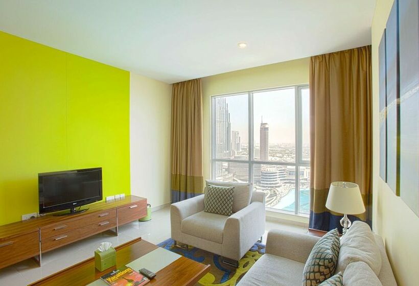 Апартаменты 1 Спальня с Видом, Ramada By Wyndham Downtown Dubai
