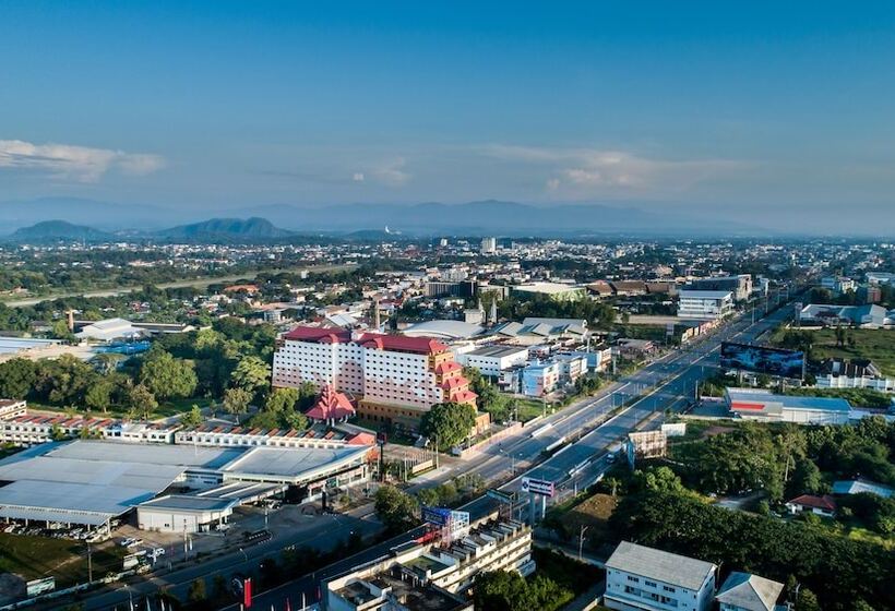 이그제큐티브 룸 킹사이즈 침대, The Heritage Chiang Rai Hotel And Convention Sha Extra Plus