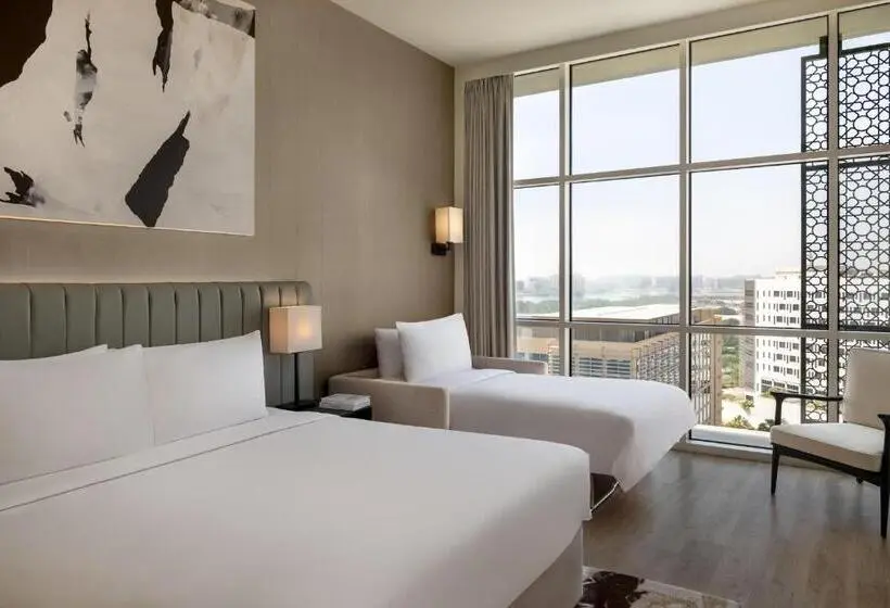 اتاق دلوکس با تخت کینگ و چشمانداز, Yas Plaza Marina