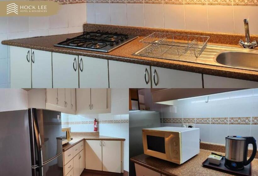 آپارتمان لوکس 1 خوابه, Hock Lee Hotel & Residences
