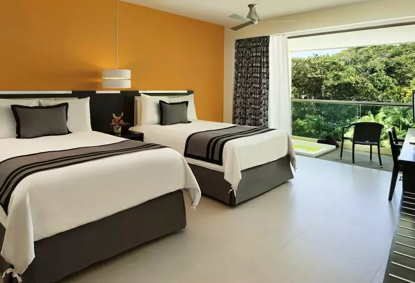 景色の見えるデラックスルーム, Dreams Huatulco Resort & Spa