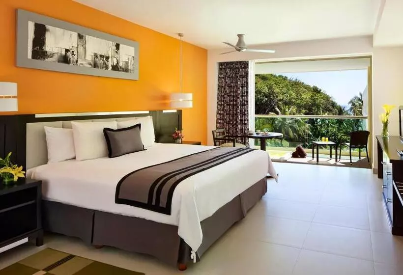景色の見えるデラックスルーム, Dreams Huatulco Resort & Spa