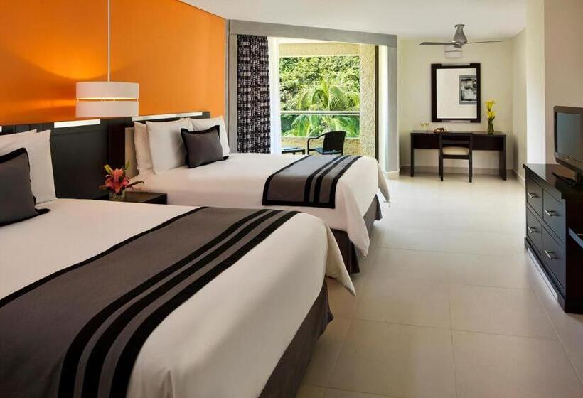 景色の見えるデラックスルーム, Dreams Huatulco Resort & Spa
